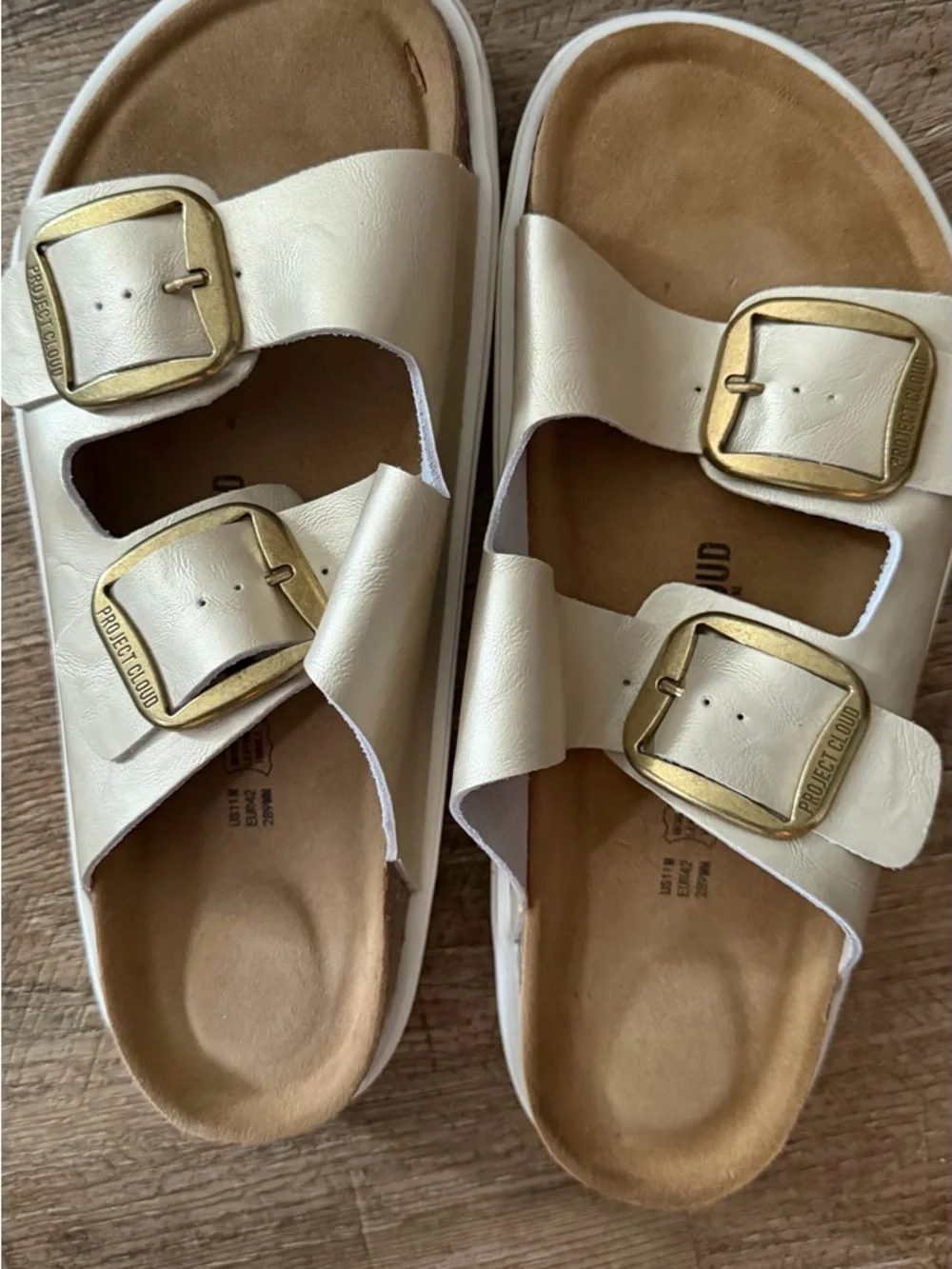 Kids' Gold Slide Sandals
